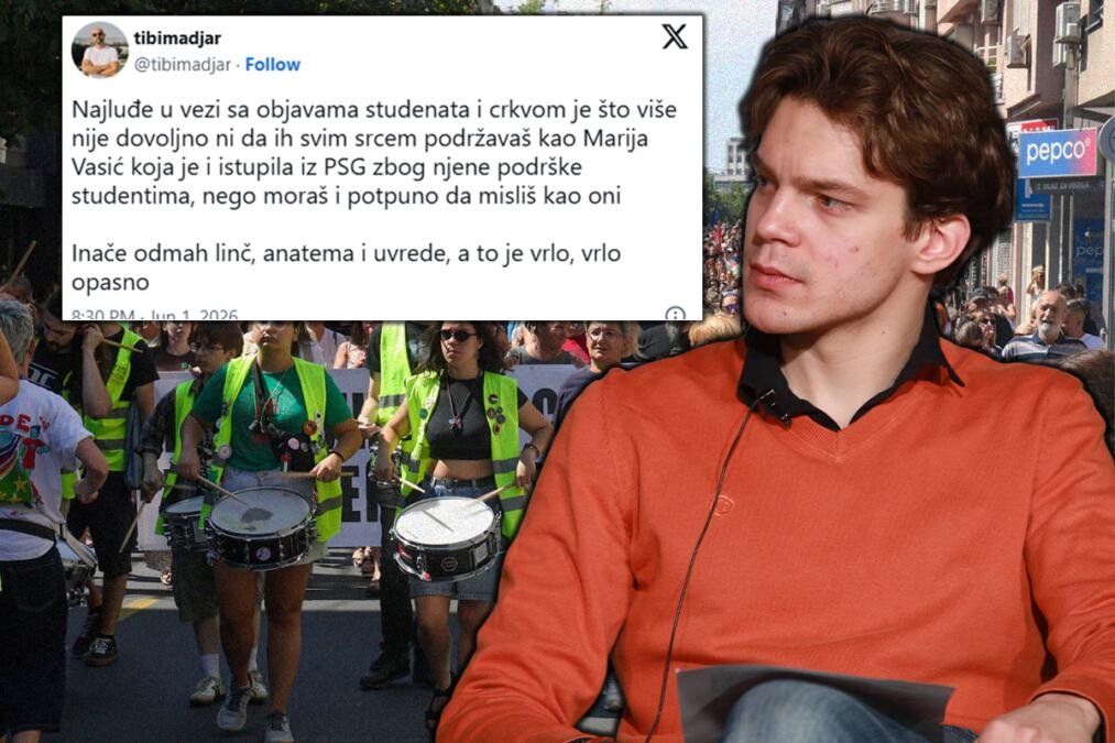 NOVA FAZA BLOKADERSKOG RATA - PAVLE CICVARIĆ UDARIO NA STUDENTE POLITHNIKE! Sve počelo od Marije Vasić i oljuvanja SPC u Utisku nedelje (FOTO/VIDEO)