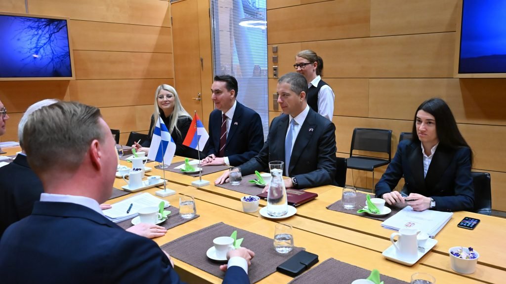 Đurić sa finskim parlamentarcima o saradnji i evropskim integracijama