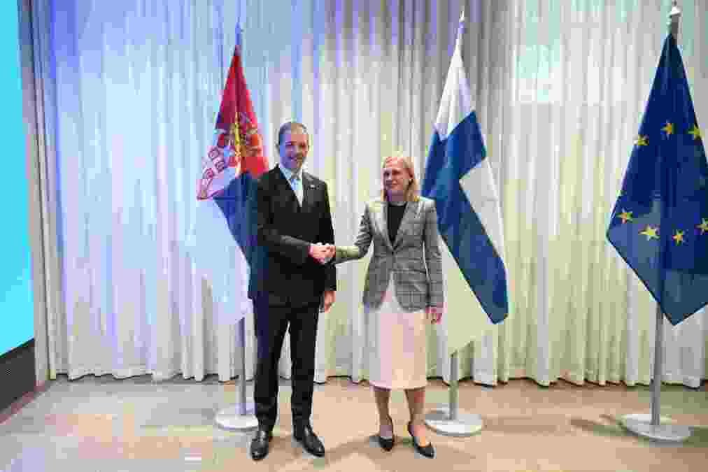 ĐURIĆ U HELSINKIJU SA MINISTARKOM VALTONEN: Srbija odlučna da nastavi sa unapređenjem bilateralnih veza