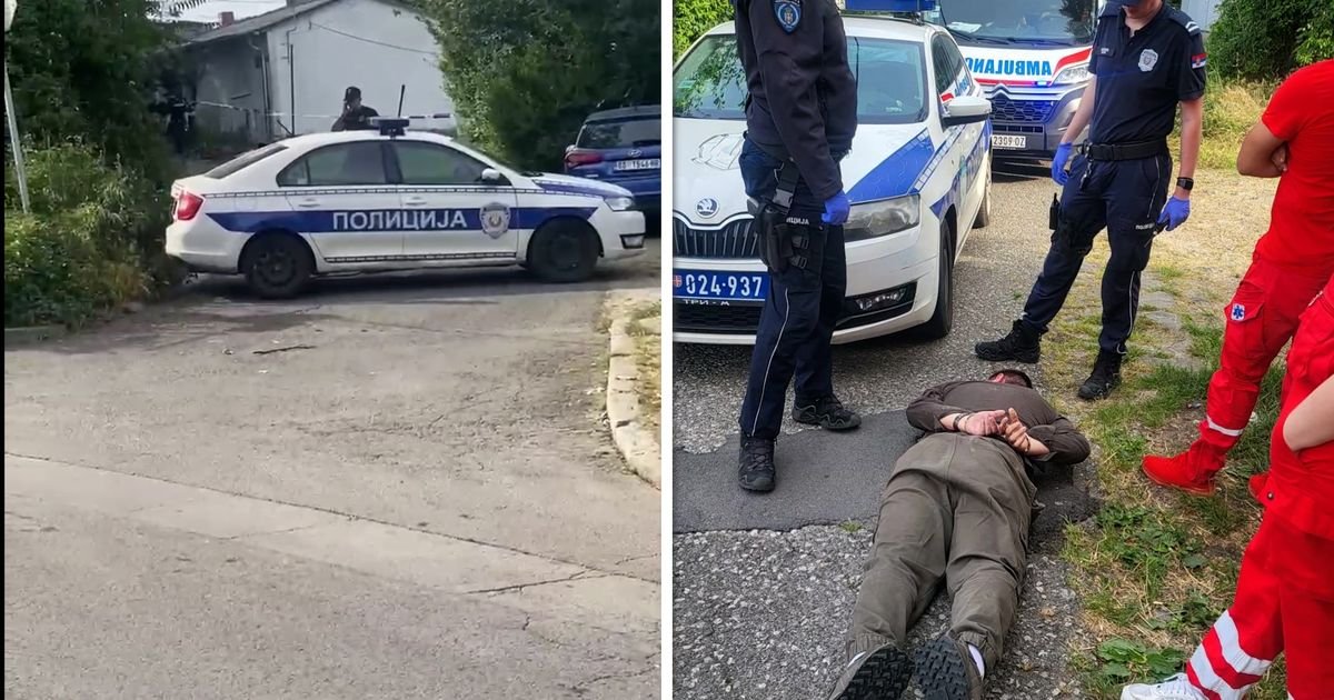 OVO JE MLADIĆ KOJI JE SEKIROM PRESUDIO MUŠKARCU KOD BIP-A! Isplivao snimak sa mesta ubistva