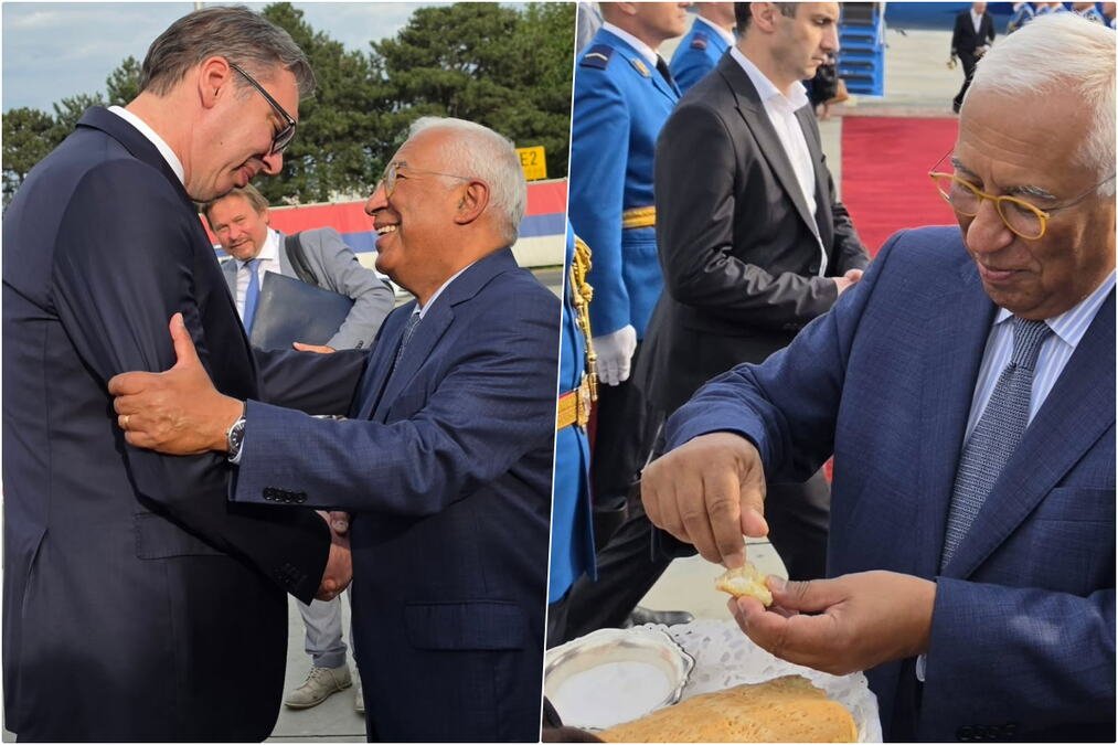 DOBRO DOŠLI U SRBIJU, DRAGI ANTONIO! Vučić dočekao Koštu na aerodromu u Beogradu: Ova poseta je važan podsticaj daljem jačanju odnosa Srbije i Evropske unije