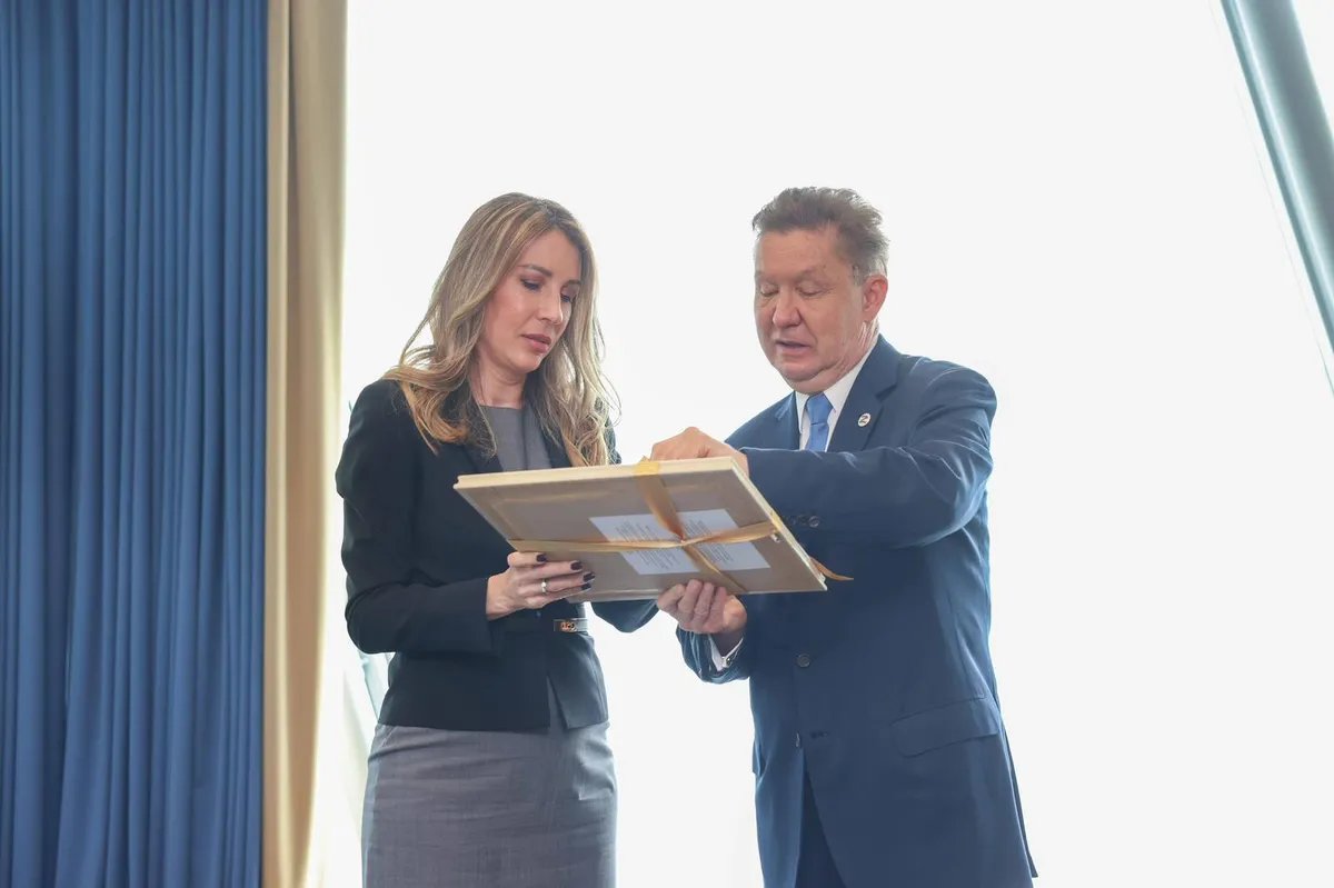 Serbias Energy Minister, Gazprom CEO discuss continued Russian gas supplies