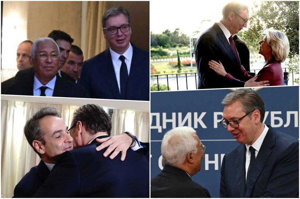 VUČIĆ NA SVEČANOJ VEČERI PRIREĐENOJ ZA UČESNIKE SAMITA U TIVTU: U manje formalnoj atmosferi razgovaram sa brojnim evropskim zvaničnicima i partnerima iz regiona