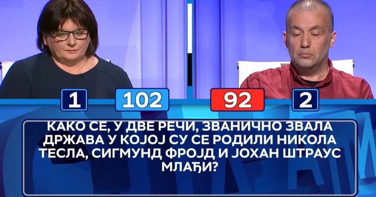 Mnogi su bili ubeđeni da znaju tačan odgovor u kvizu "TV Slagalica", ali...: I takmičari su pogrešili