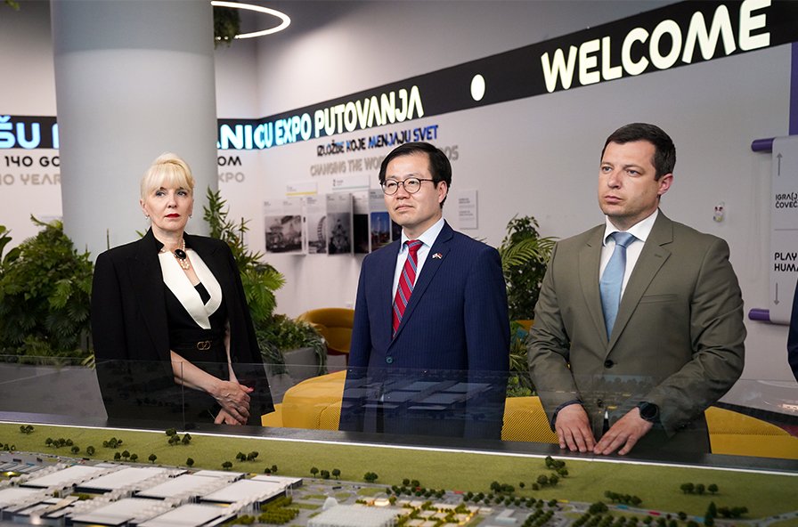 Lazarevićeva i ministar trgovine Južne Koreje obišli Ekspo plejgraund