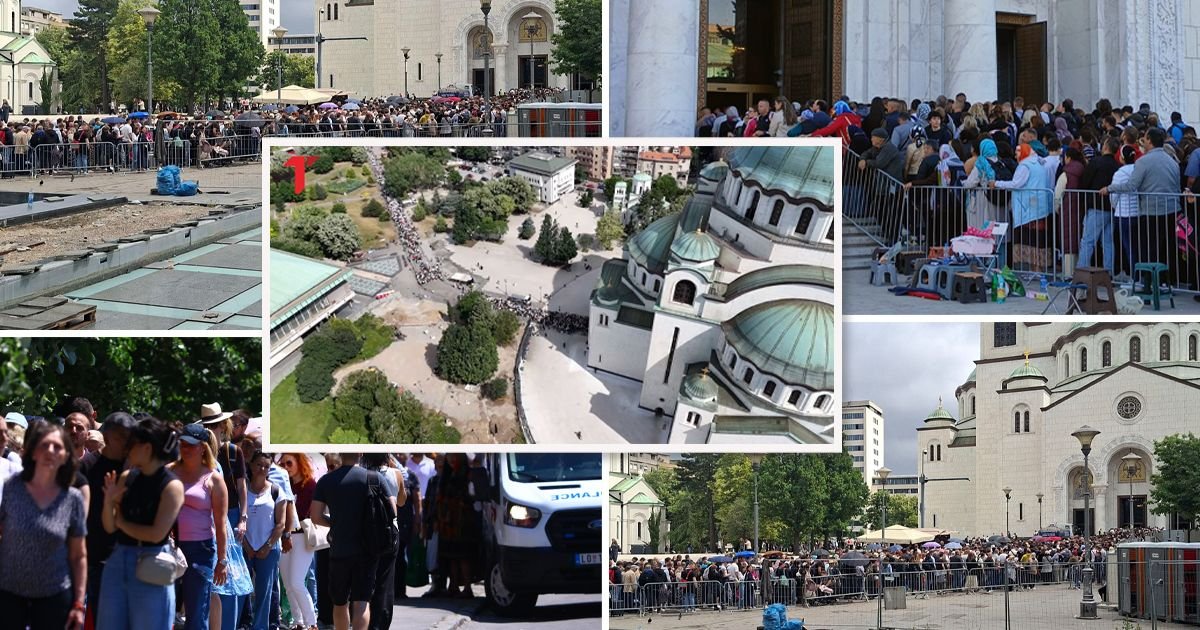 Talas emocija SLOMIO VRAČAR! Naš dron snimio nepregledne kolone do Autokomande, a u redu bio i POZNATI SRBIN!