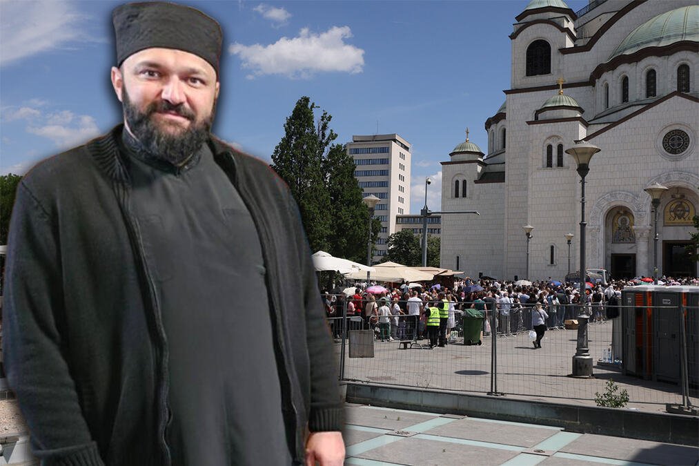 "Odseci tu poganu hulničku jezičinu, bedo bedna!" Sveštenik Bojan odbrusio onima koji vređaju vernike i pojas Presvete Bogorodice