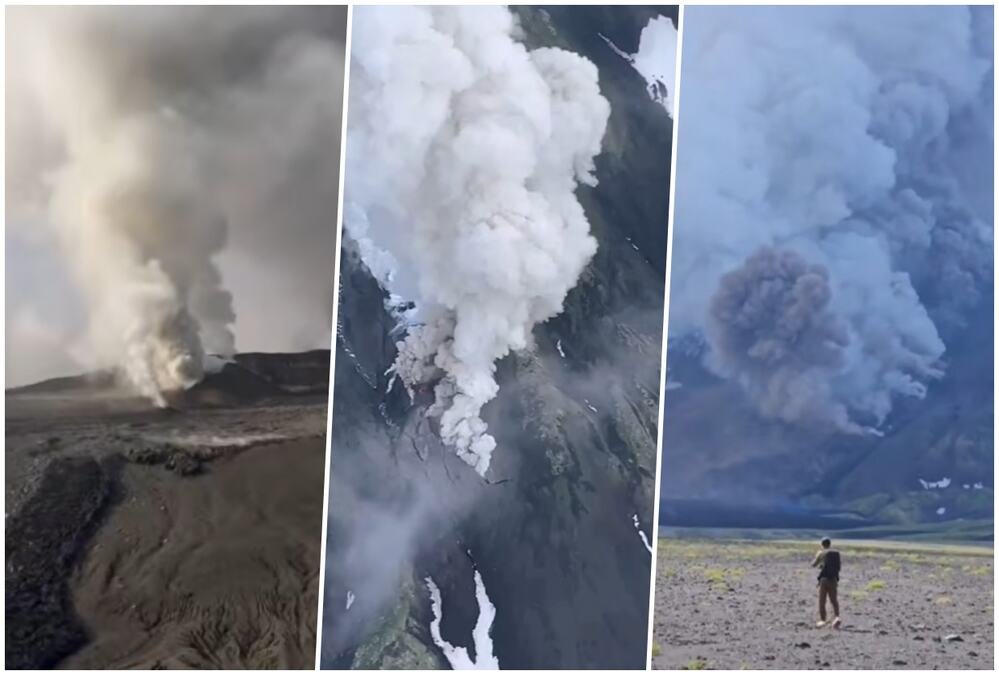 "PEPEO DOSTIŽE VISINU DO 8 KILOMETARA" Pojačana erupcija vulkana na Kamčatki, izdato HITNO UPOZORENJE za stanovništvo i turiste! (VIDEO)