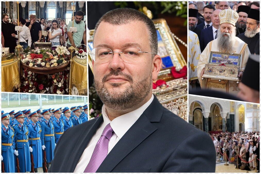 HOĆE DA VODE SRBIJU, A SIPAJU MRŽNJU NA CRKVU I VERNI NAROD: Antić o pojasu Presvete Bogorodice i uvredama blokaderske "elite" - Redovi ispred Hrama su TRIJUMF