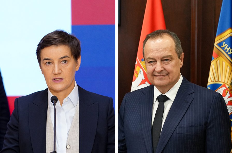 Brnabić i Dačić govorili o aktuelnim političkim pitanjima