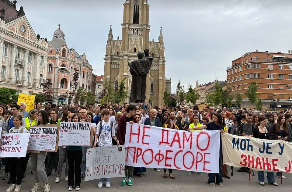 "Poslednji čas za spas Jovine": U Novom Sadu zakazan novi protest zbog krize u gimnaziji