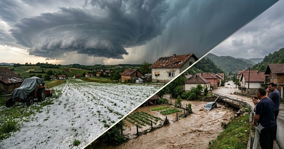 Srbija "presečena" na pola, stiže NOVI UDAR! Temperaturni šok od 16C, jake oluje idu ka ovim delovima zemlje