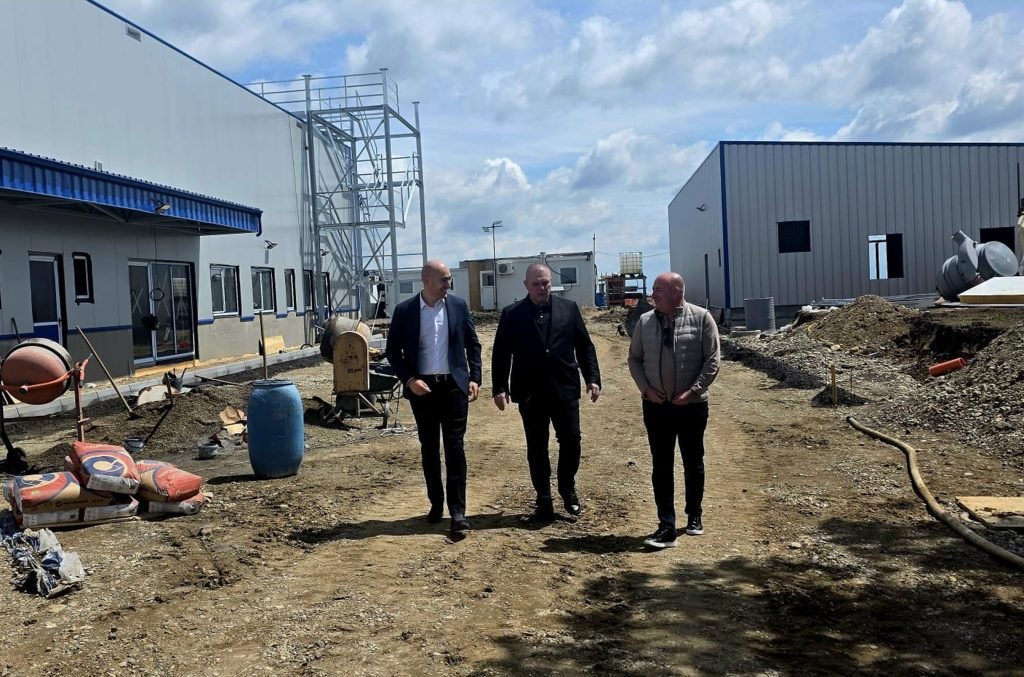 DALIBOR MARKOVIĆ PALMA OBIŠAO RADOVE NA NAJMODERNIJOJ HLADNJAČI U SRBIJI OMEGA AGRO GRUPE U SLATINI KOD JAGODINE