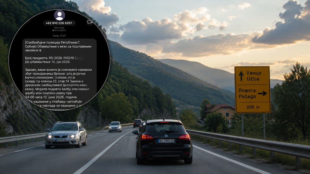 Nova SMS prevara hara Srbijom: Građani bez automobila dobijaju kaznu za prekoračenje brzine!