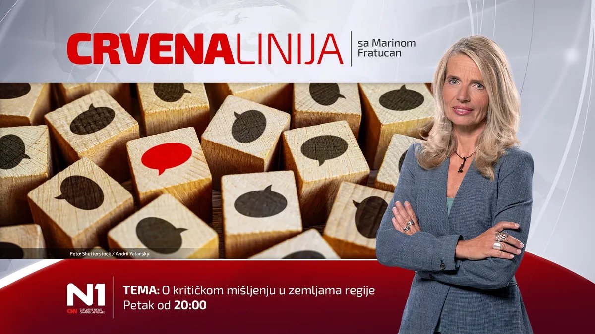 Gledajte UŽIVO Crvenu liniju: O kritičkom mišljenju u zemljama regije