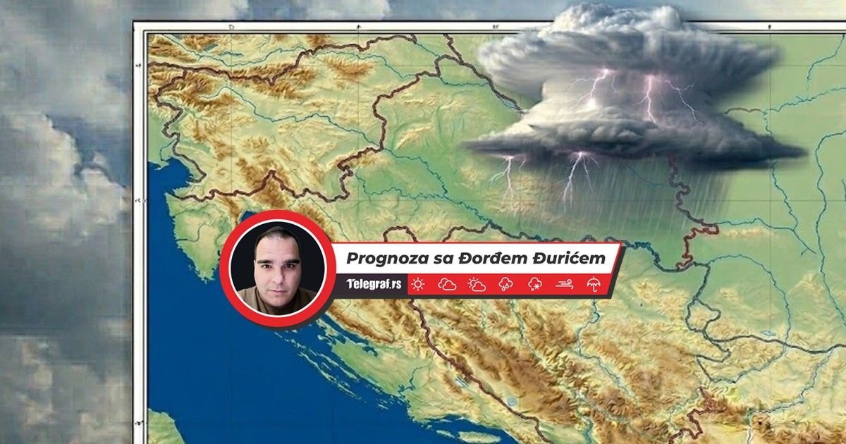 HAOS STIŽE U REGION! Prete oluje sa grmljavinom i GRAD: Ovi predeli biće prvi na udaru, u opasnosti i Srbija