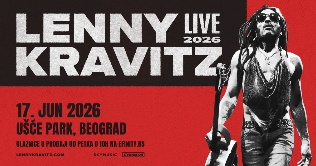 SVE JE SPREMNO ZA SPEKTAKL GODINE: Lenny Kravitz večeras na Ušću uz podršku sjajnog DEWAYNE-a