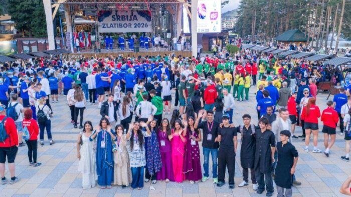 ZLATIBOR ZABLISTAO U ZNAKU SPORTA I PRIJATELJSTVA: "Veče nacija" okupilo 1.200 mladih iz 29 zemalja sveta (FOTO)