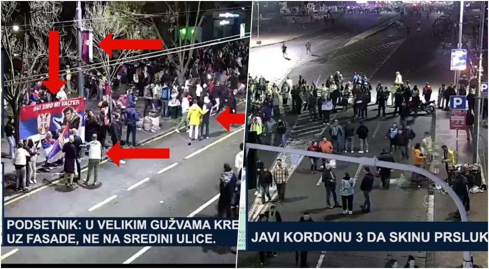 "JAVI KORDONU DA SKINE PRSLUKE! KREĆITE SE KA FASADAMA!" Ovako je koordinisana akcija čiji je cilj bilo izazivanje građanskog rata u Srbiji