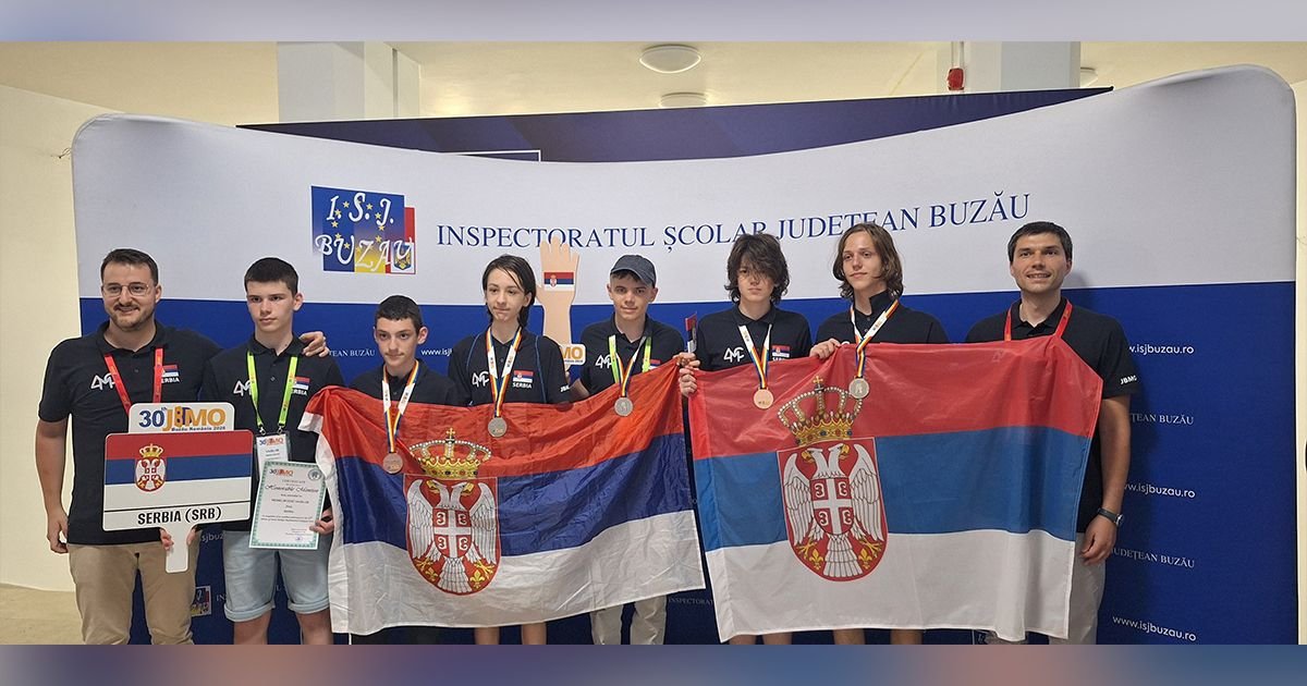 PONOS! Naši učenici briljirali na najprestižnijem MATEMATIČKOM takmičenju: Vraćaju se kući okićeni medaljama