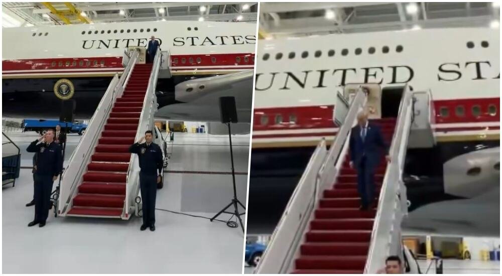 TRAMP PREDSTAVIO NOVI PREDSEDNIČKI AVION, POKLON OD KATARA: Američki lider otkrio gde će leteti luksuznim Boingom 747 (FOTO/VIDEO)