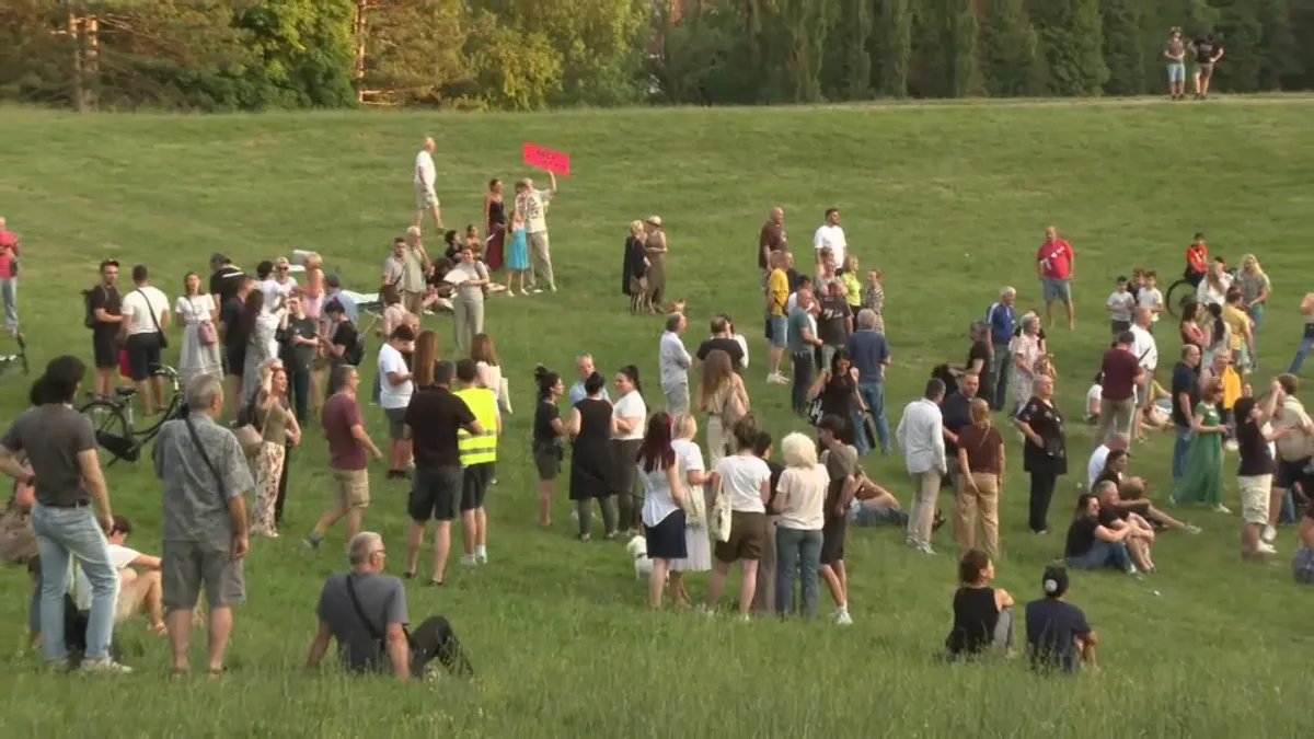 Protest u Kruševcu zbog gradnje na parcelama spomen kompleksa Slobodište