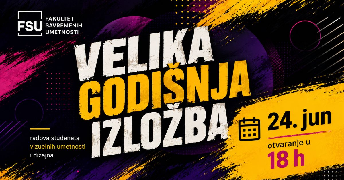 Velika izložba studenata na Dorćolu: Umetnost izlazi iz galerijskih okvira i osvaja fakultet, otvoren za SVE