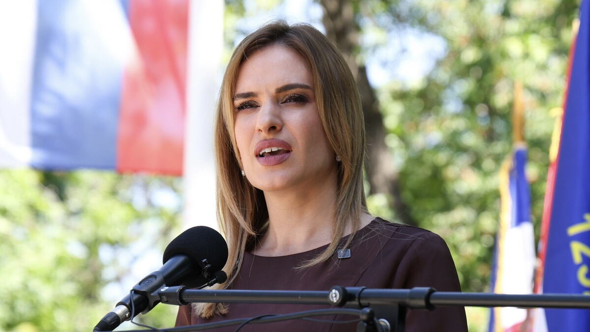 MINISTARKA STAMENKOVSKI POZVALA GRAĐANE NA SKUP U SUBOTU: Vidimo se uoči Vidovdana da još jednom potvrdimo istorijsku odluku - SLOBODA JE NA PRVOM MESTU