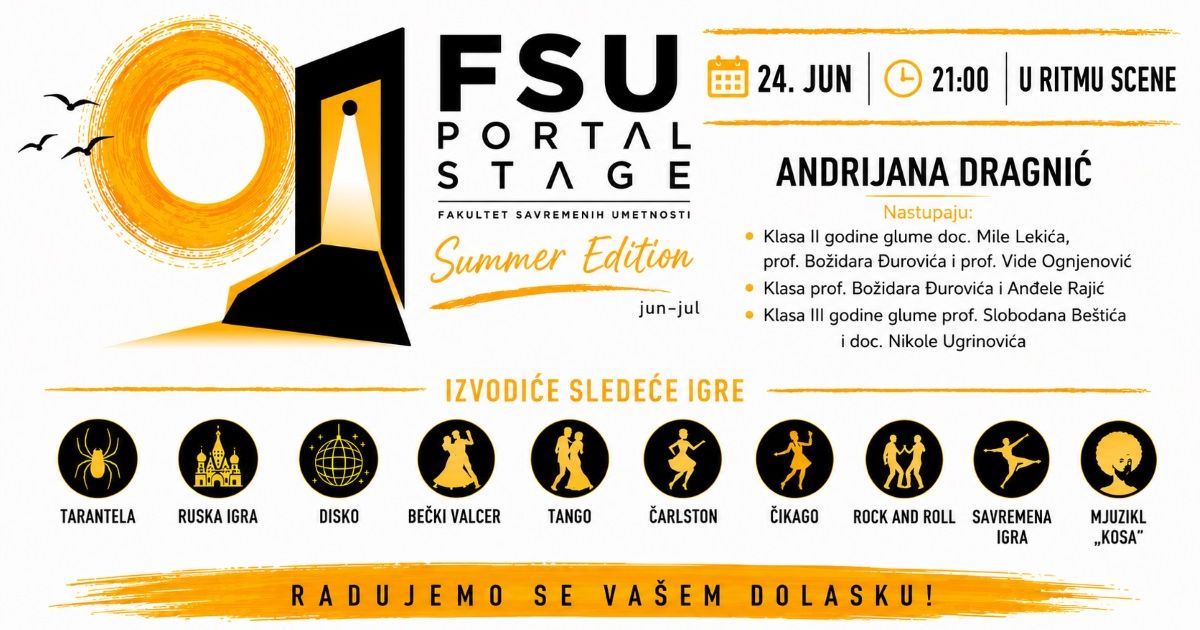 Magija plesa na letnjoj pozornici FSU: Studenti glume oduševili publiku pokretima i koreografijom