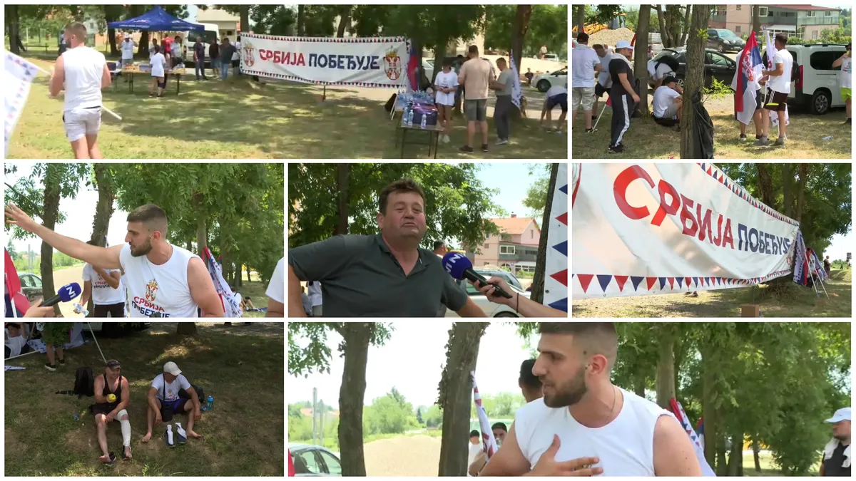 (VIDEO) Ekipa N1 sa šetačima koji idu na miting SNS: Bežanje od kamera, aktivista Vukašin Đoković ometao našu novinarku