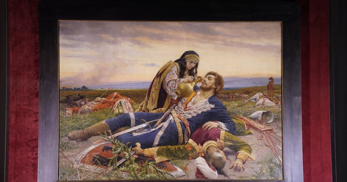"Kosovka devojka" Uroša Predića u susret Vidovdanu u Leskovcu,na Vidovdan u Beogradu