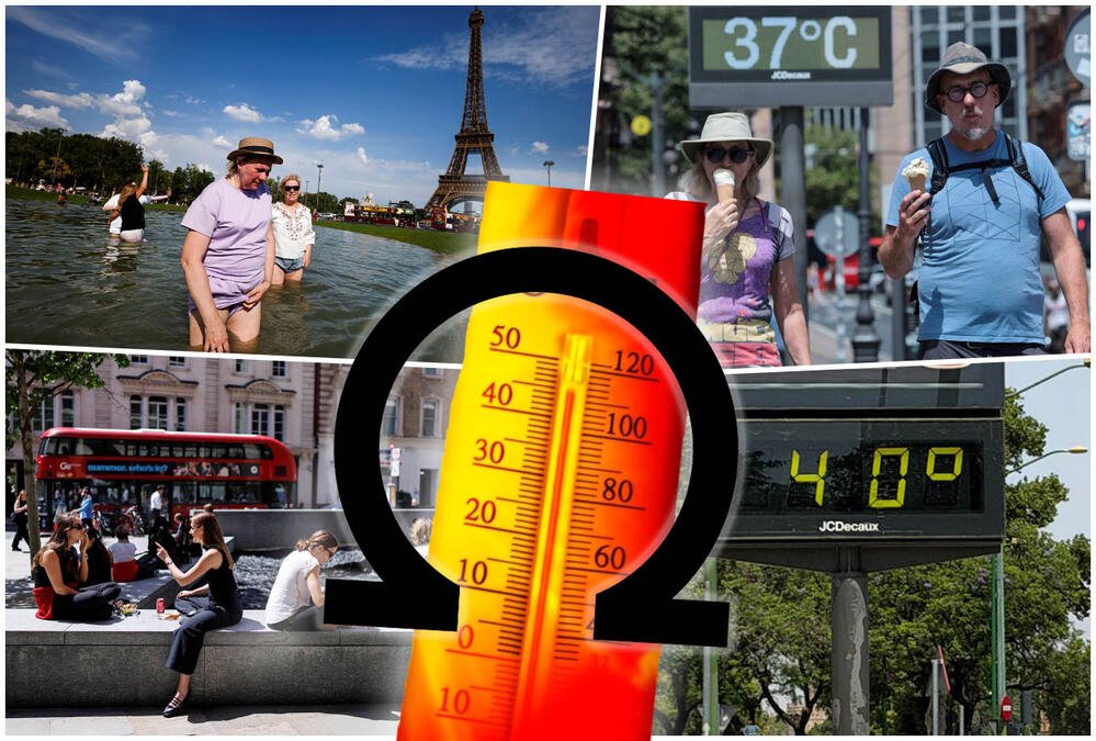 REKORDNE TEMPERATURE PRŽE EVROPU! U Nemačkoj pucaju autoputevi, tople se glečeri u Švajarskoj, a najduža reka u Italiji presušuje (VIDEO)