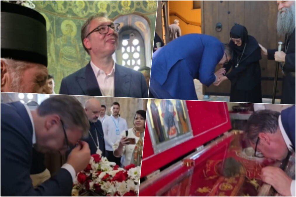"RAVANICA JE MNOGO VIŠE OD MANASTIRA" Vučić: Naša je obaveza da čuvamo svetinje koje smo nasledili i da ih ostavimo budućim pokolenjima