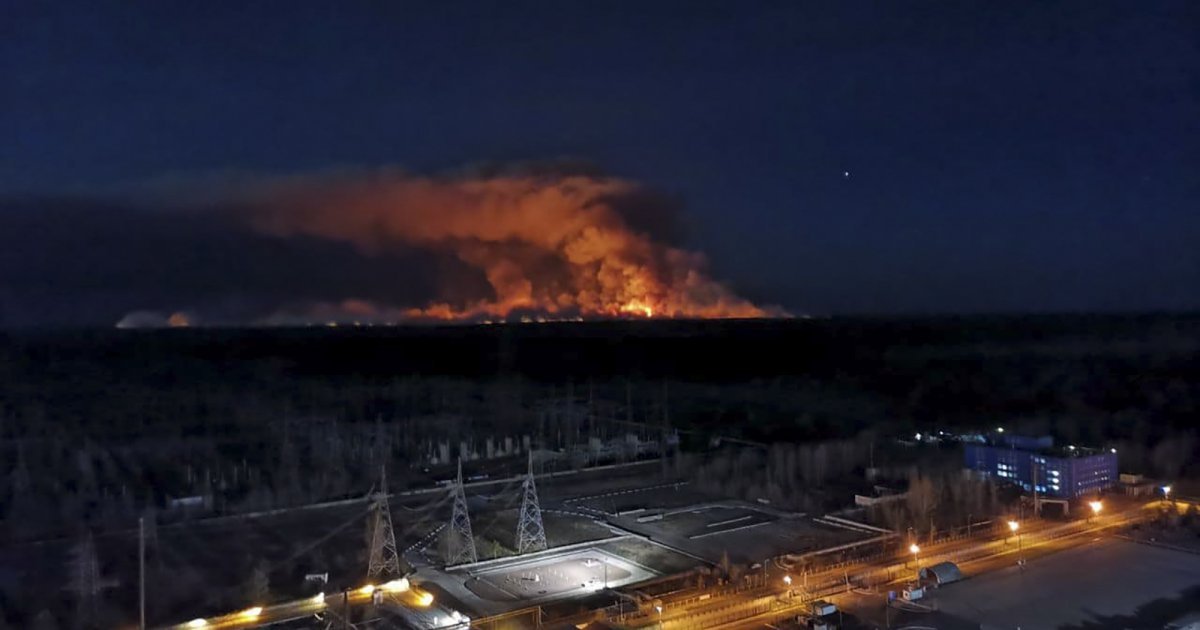 U zoni Černobilja izbio požar, 200 vatrogasaca na terenu