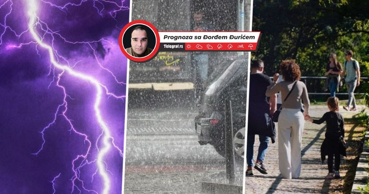 Region se priprema za haos! Nakon toplotne kupole, stižu snažne grmljavinske oluje: Prete gromovi, moguć GRAD