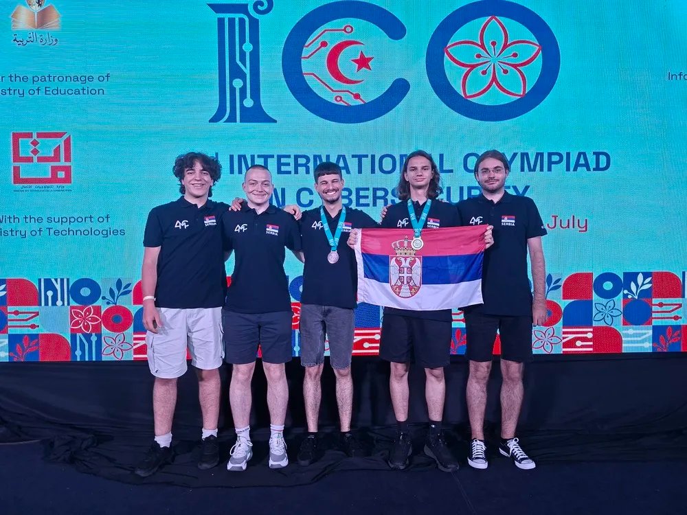 Srpski srednjoškolci osvojili dve medalje na Međunarodnoj olimpijadi iz sajber bezbednosti
