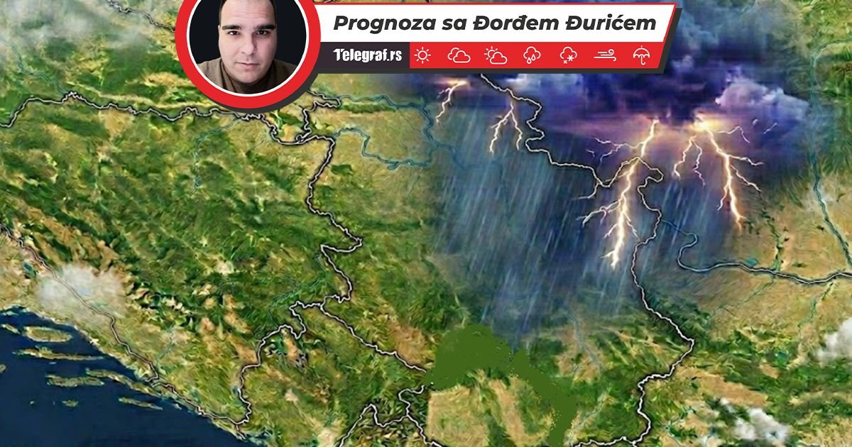 Nakon rekordnih 41C, temperatura u Srbiji pala ispod 30! Stiže POTOP, ovi predeli već na udaru PLJUSKOVA