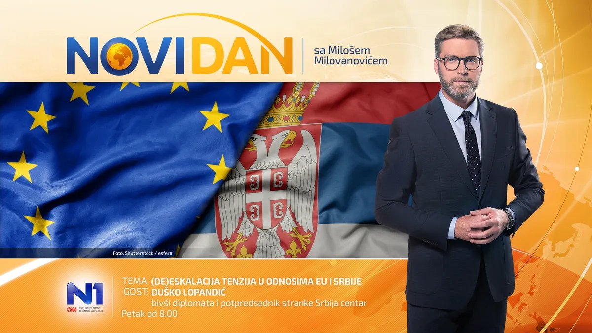 Gledajte UŽIVO Novi dan: (De)eskalacija tenzija u odnosima EU i Srbije