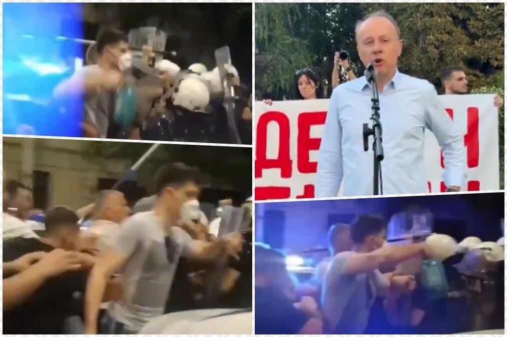 POLITIČAR ĐOKIĆ PONOVO BRILJIRAO U SVOM GOVORU: Rektor umesto PROTEST rekao POTREST, a napad blokadera na policiju je "miran i dostojanstven otpor" (VIDEO)