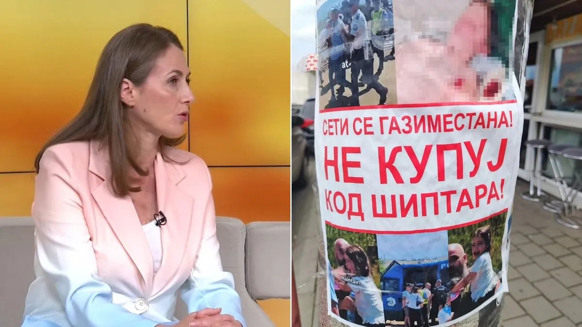 Brankica Janković o plakatu mržnje u Kruševcu: Cilj zastrašivanje albanske manjine i stalno stvaranje neprijatelja