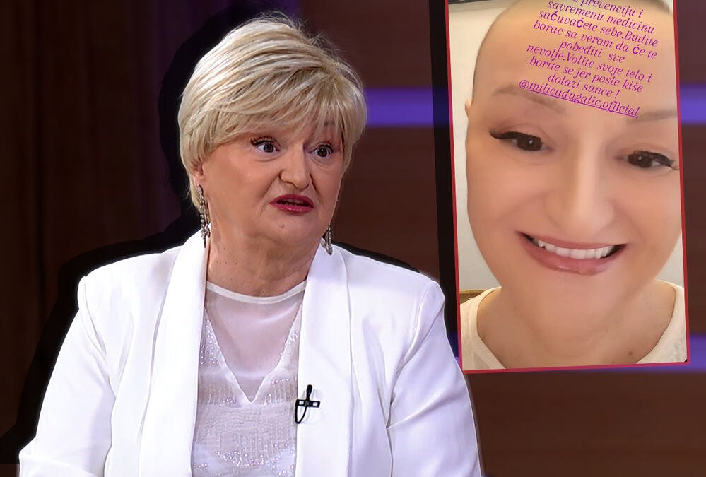 MILICA DUGALIĆ GODINU DANA SE BORI PROTIV RAKA DOJKE: Objavila fotografiju bez kose sa Onkologije i poslala snažnu poruku