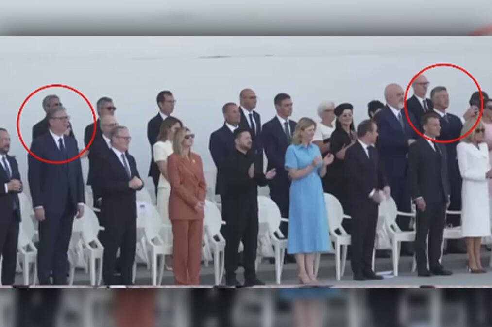 SMEŠNO I TUŽNO U ISTO VREME! Plenković nevešto pokušao da objasni zašto je sedeo iza Vučića na vojnoj paradi u Parizu: "Kao da je naš"...
