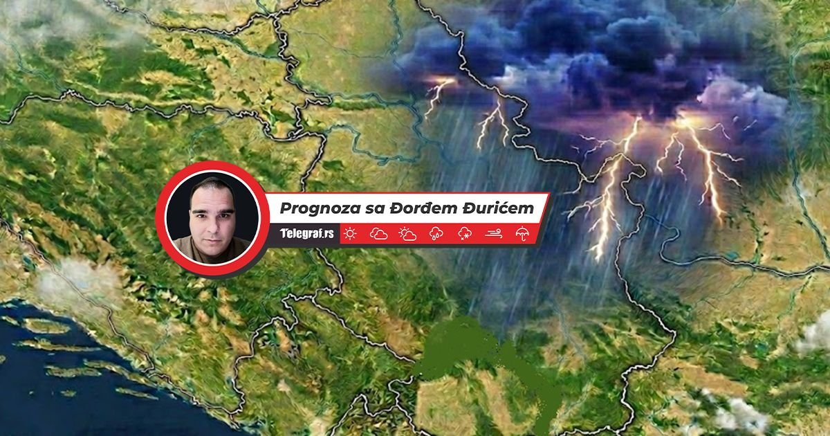 Pljuskovi sa grmljavinom već ujutro očekuju OVE delove Srbije, a EVO gde će padati i popodne