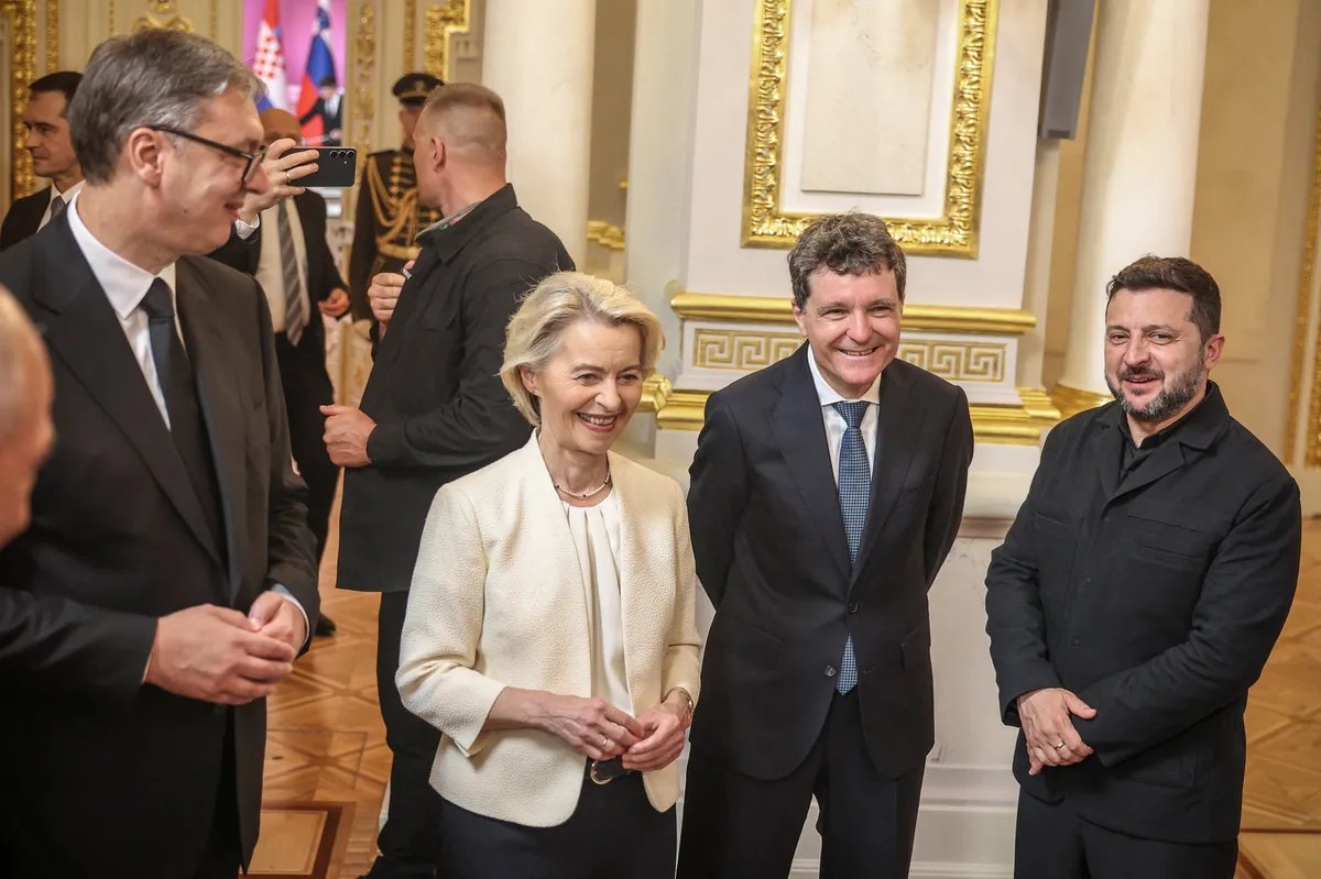 Vučić došao u Kijev prvi put od početka rata - pa nestao sa više događaja