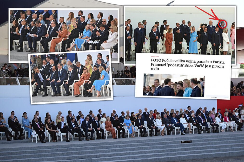 TEMA BR. 1 U REGIONU - EKSKLUZIVAN TRETMAN ZA ALEKSANDRA VUČIĆA U PARIZU! Lekcija iz međunarodnih odnosa: Pogled u leđa predsedniku Srbije